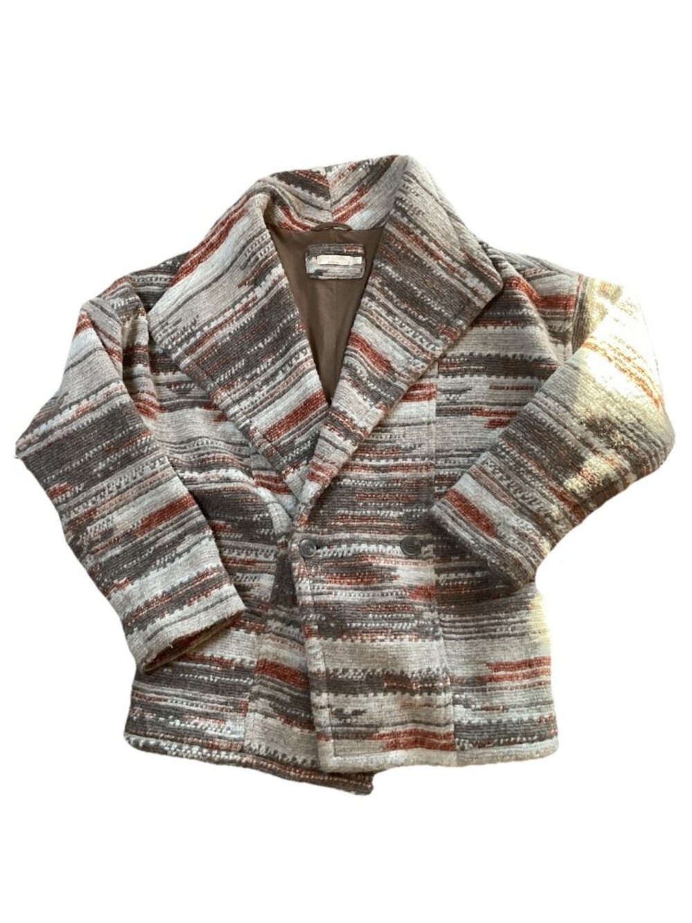 Prana Arria Recycled Wool Jacket Size Large Earth Desert Tones Gorpcore Outdoors